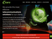 Tablet Screenshot of corebizllc.com